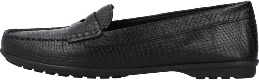 Geox Stijlvolle Comfortabele Loafers Vrouwen Black Dames