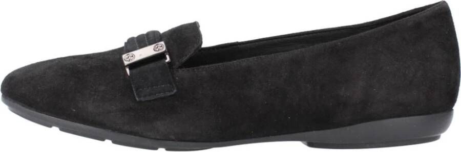 Geox Stijlvolle Comfortabele Loafers Vrouwen Black Dames