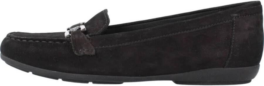 Geox Stijlvolle Comfortabele Loafers Vrouwen Black Dames