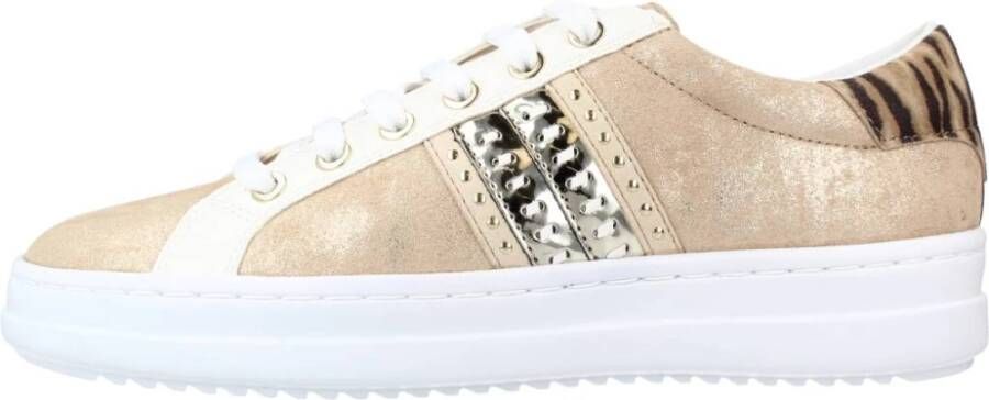 Geox Stijlvolle Damessneakers Beige Dames