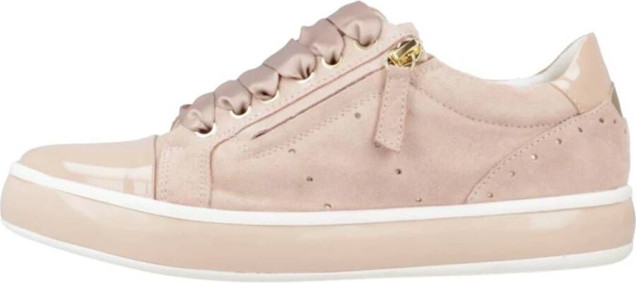 Geox Stijlvolle Damessneakers Beige Dames