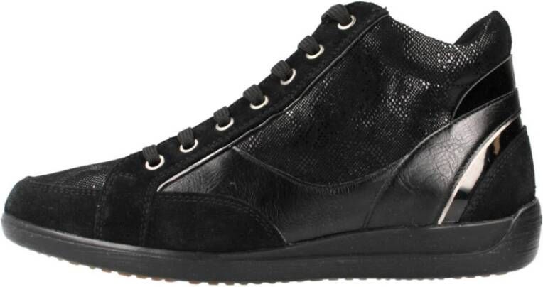 Geox Stijlvolle Damessneakers Black Dames