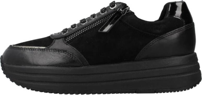 Geox Stijlvolle Damessneakers Black Dames