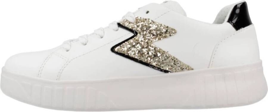 Geox Stijlvolle damessneakers voor informele gelegenheden White Dames