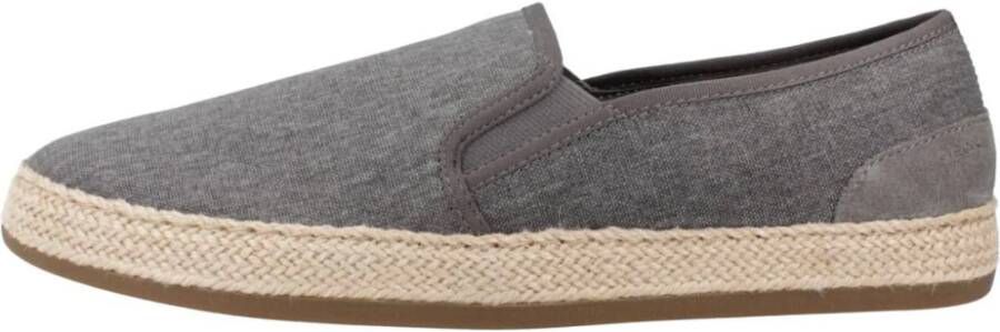 Geox Stijlvolle Heren Espadrilles voor Casual Gelegenheden Gray Heren