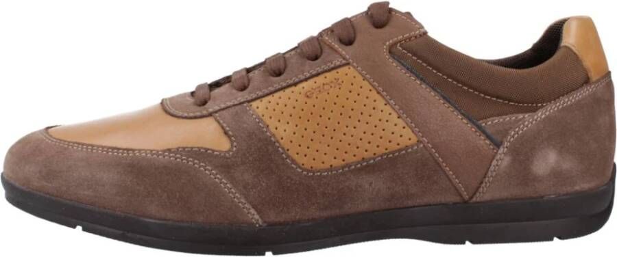 Geox Stijlvolle Herensneakers Brown Heren