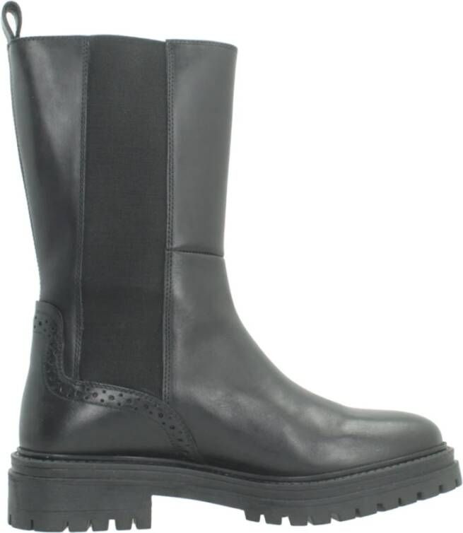 Geox Stijlvolle High Boots met Iridea-detail Black Dames