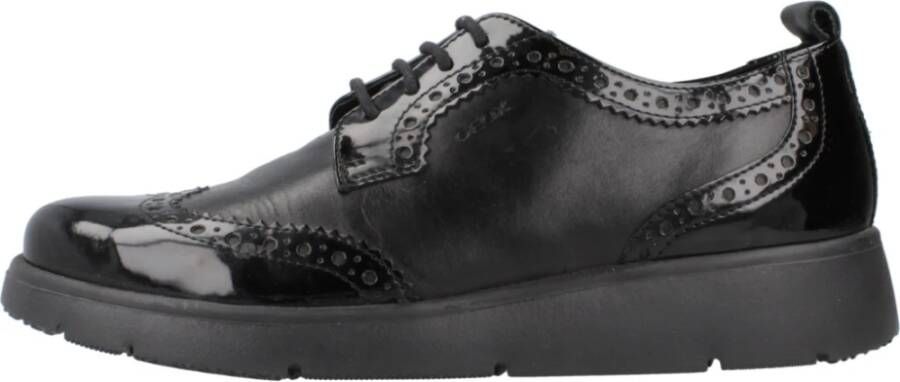 Geox Stijlvolle Lace-up Laarzen voor Vrouwen Black Dames - Foto 3