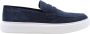 Geox Blauwe Mocassin Loafers voor Mannen Blue Heren - Thumbnail 2