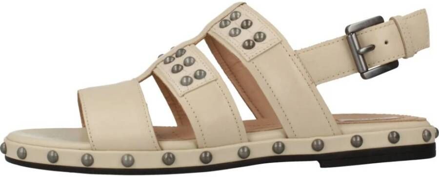 Geox Stijlvolle platte sandalen voor vrouwen
