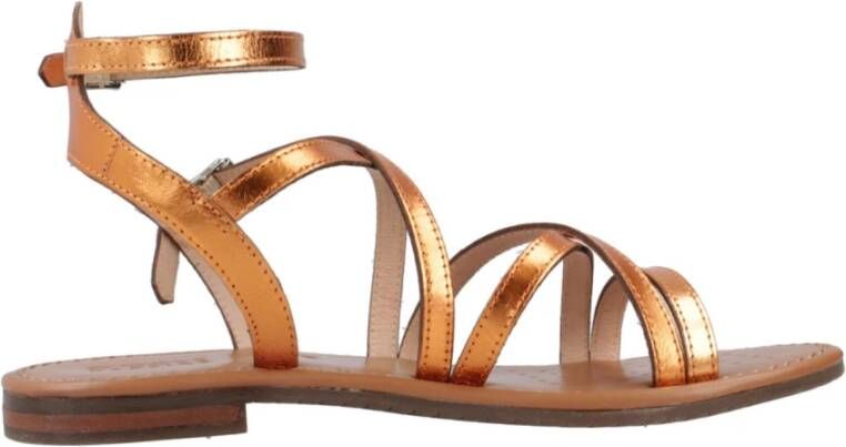Geox Stijlvolle platte sandalen voor vrouwen