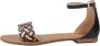 Geox Stijlvolle platte sandalen voor vrouwen Black Dames - Thumbnail 2