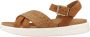 Geox Stijlvolle platte sandalen voor vrouwen Brown Dames - Thumbnail 2