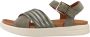 Geox Stijlvolle platte sandalen voor vrouwen Green Dames - Thumbnail 2