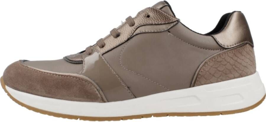 Geox Stijlvolle Sneakers voor dagelijks gebruik Brown Dames