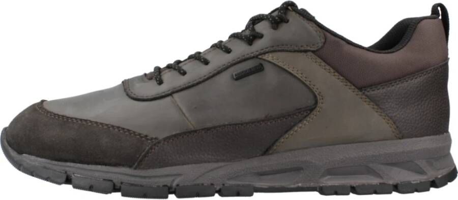 Geox Stijlvolle Sneakers voor Mannen Brown Heren