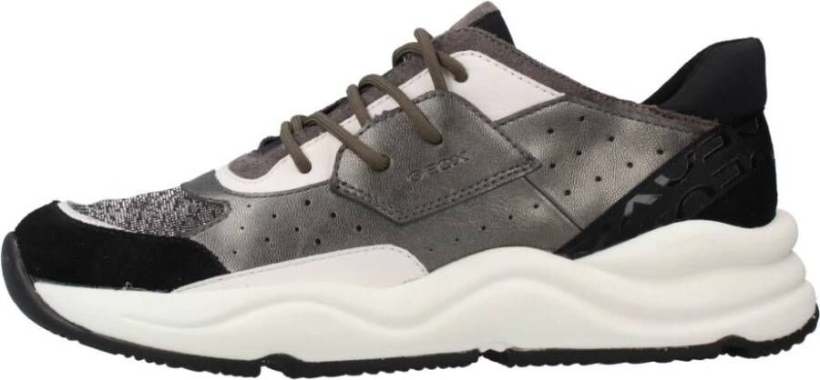 Geox Stijlvolle Topazio Damessneakers Black Dames