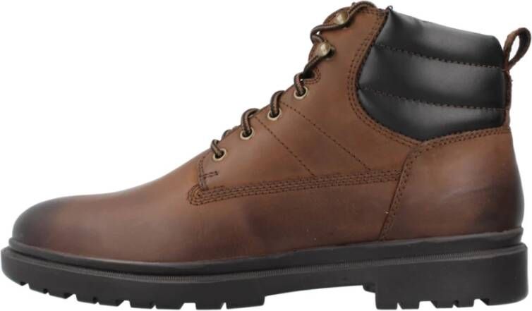 Geox Stijlvolle Veterschoenen Andalo Brown Heren