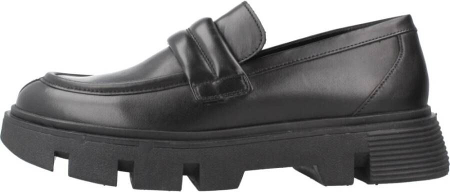 Geox Zwarte Dames Loafers D46Uac 00043 Black