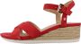 Geox Stijlvolle Wedges in Ischia Corda Red Dames - Thumbnail 2