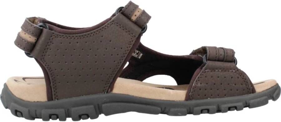 Geox Sandalen UOMO SANDAL STRADA zomerschoen klittenbandschoen outdoorsandaal trekkinglook - Foto 9
