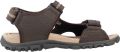 Geox Sandalen UOMO SANDAL STRADA zomerschoen klittenbandschoen outdoorsandaal trekkinglook - Donkerbruin