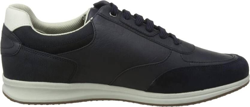 GEOX leren heren sneakers Blauw Echt leer - Foto 4