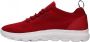 Geox Rode Casual Textiel Sneakers Red Heren - Thumbnail 12