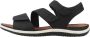 GEOX D SANDAL VEGA vrouwen Sandalen zwart - Thumbnail 2