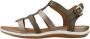 Geox Vega Platte Sandalen Green Dames - Thumbnail 2