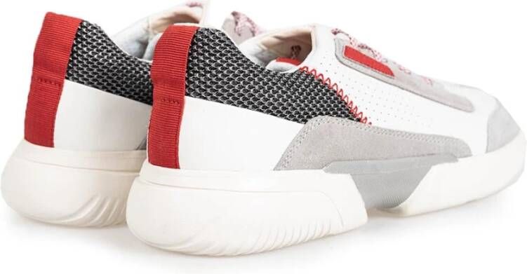Geox Vetersneakers met innovatief -systeem Wit Heren