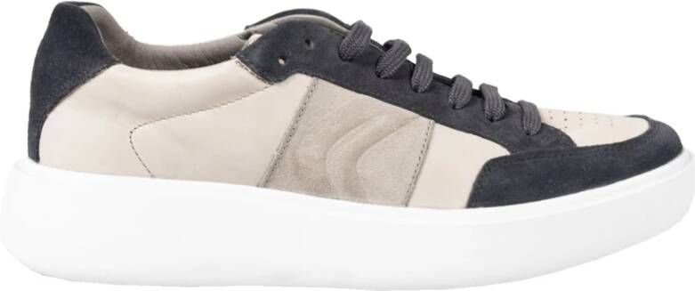 Geox Vetersneakers met ronde neus Grijs Heren - Foto 2