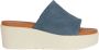 Geox Wig Sandalen Blue Dames - Thumbnail 1