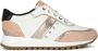 Geox Witte abrikoos sneakers voor vrouwen Wit Dames - Thumbnail 1
