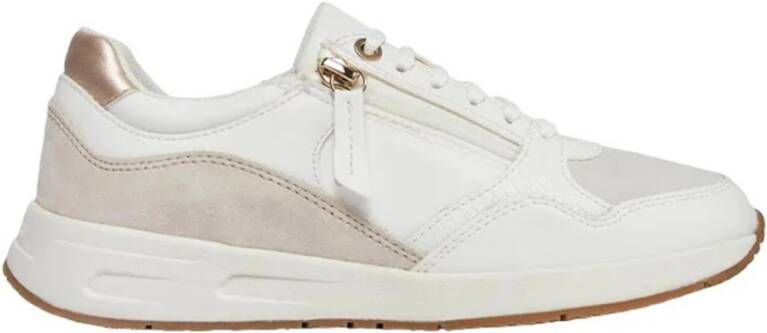 Geox Witte Casual Leren Sneakers oor Dames Multicolor Dames - Foto 1