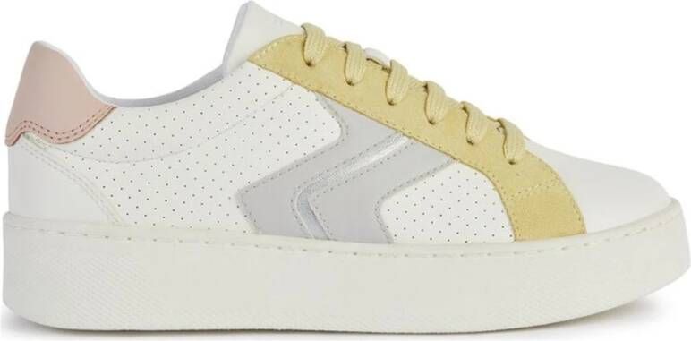 Geox Witte Skyely Sneakers voor Vrouwen White Dames