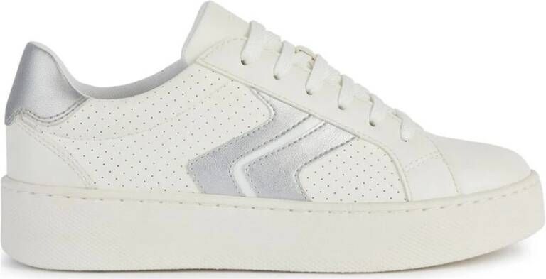 Geox Witte Skyely Sneakers voor Vrouwen White Dames