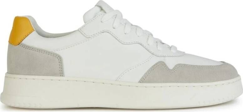 Geox Witte Sneakers voor Mannen Multicolor Heren