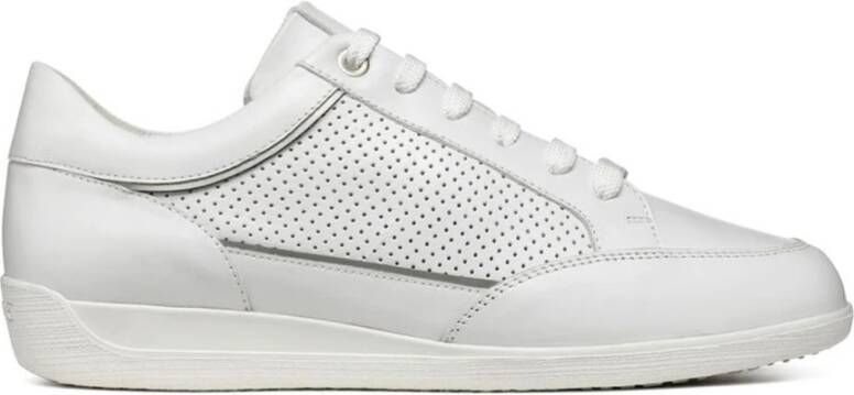 Geox Witte Sneakers voor Vrouwen White Dames Schoenen