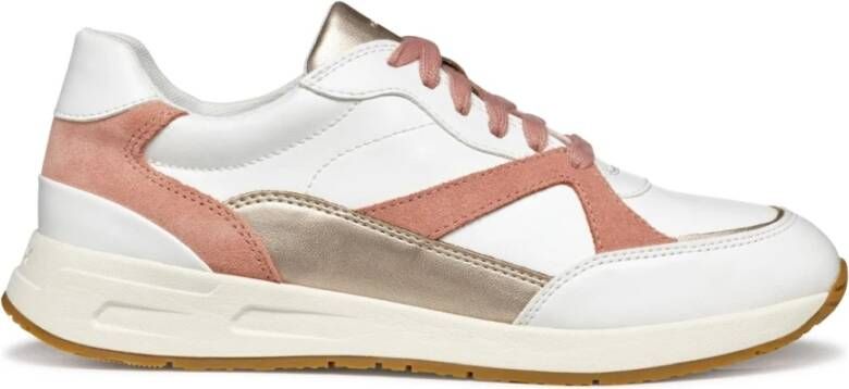 Geox Witte Vrijetijdssneakers voor Vrouwen