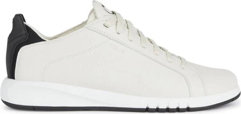 Geox Witte Zwarte Aerantis Sneakers White Heren