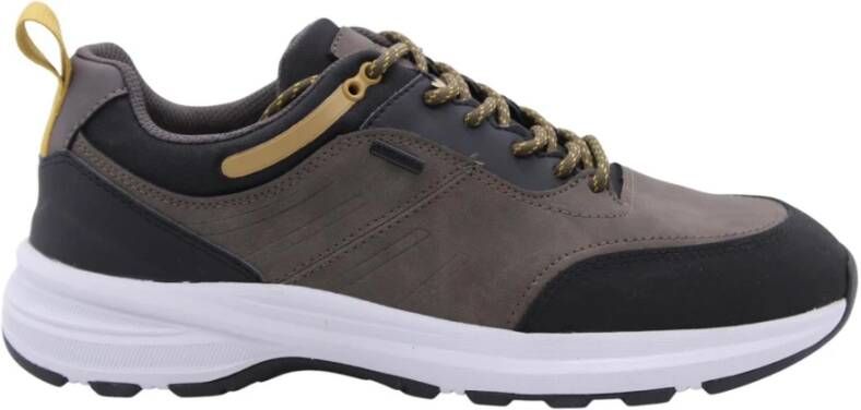 GEOX SENALES ABX Sneakers MILITAIR GROEN ZWART - Foto 4