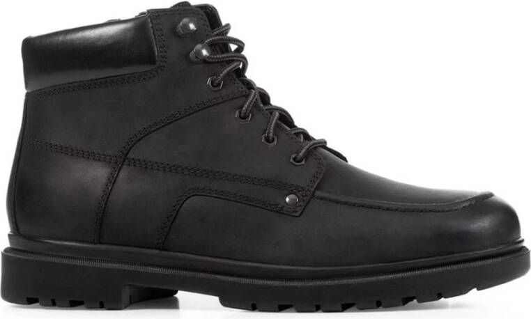 Geox Stijlvolle Veterschoenen Andalo Black Heren