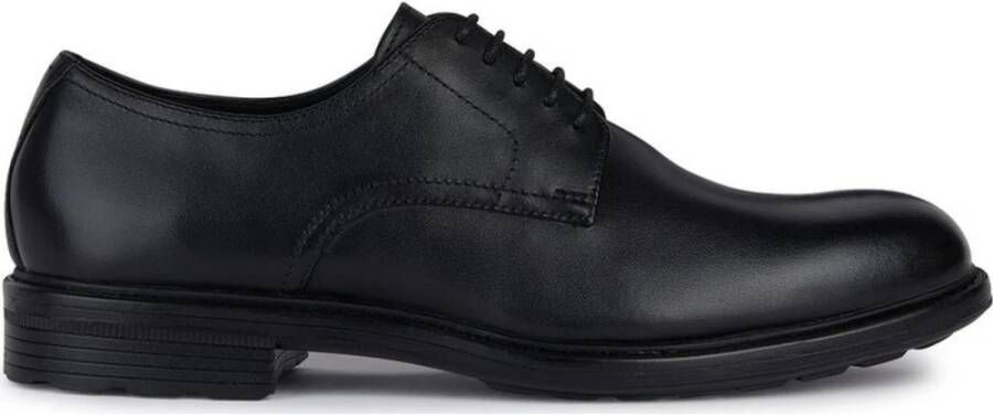 Geox Zwarte Business Schoenen voor Mannen Black Heren