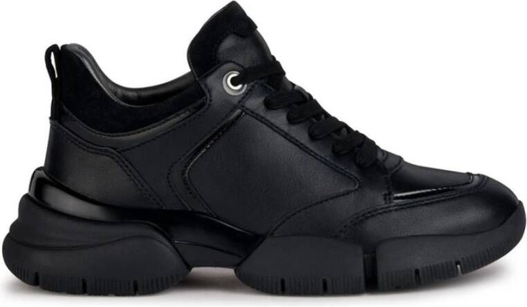 Geox Zwarte damessneakers Black Dames