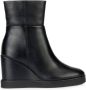 Geox Zwarte Enkellaarsjes voor Dames Black Dames - Thumbnail 2