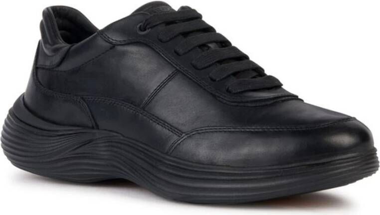 Geox Zwarte Fluctis Sport Sneakers Black Heren