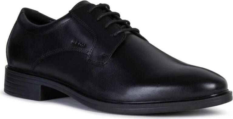 Geox Zwarte Formele Zakelijke Schoenen voor Mannen