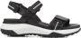 Geox Zwarte platte sandalen voor vrouwen Black Dames - Thumbnail 2