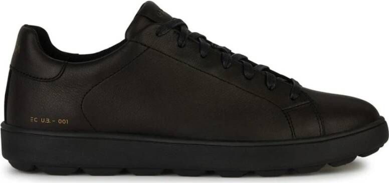 Geox Zwarte Sneakers Ecub-1 voor Mannen Black Heren